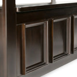 Amherst - Entryway Storage Bench - Hickory Brown - Furniture Home Direct