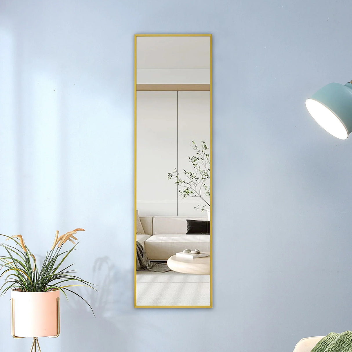 4th Generation Wall Mounted Full Body Mirror For Bathroom Bedroom Decorative Use - Transparent - Furniture Home Direct