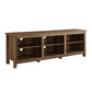 Modern Transitional 3 Shelf Open Storage TV Stand - Furniture Home Direct
