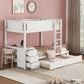 Bunk Bed With Twin Size Trundle, Storage And Desk - Furniture Home Direct