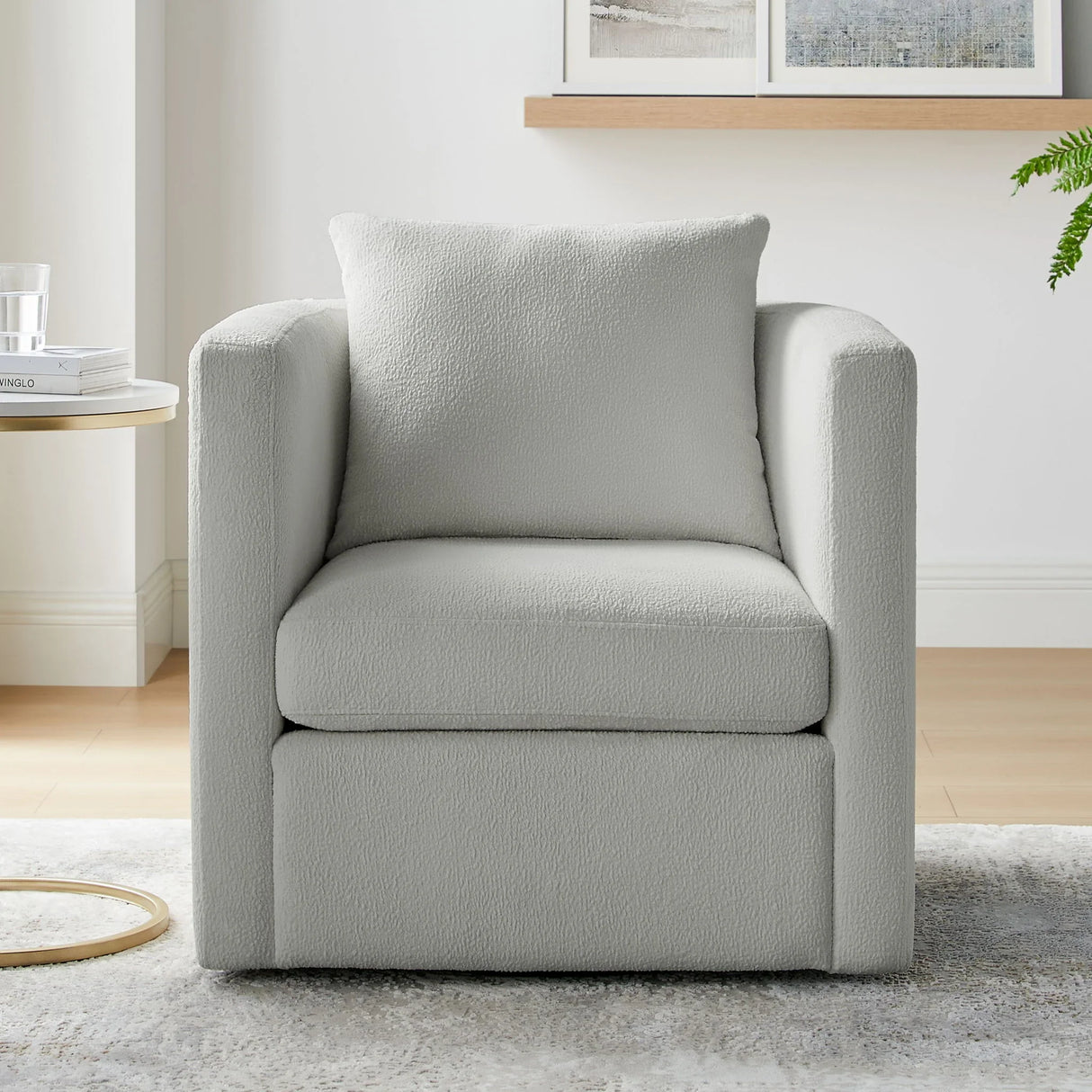Sutton - Swivel Barrel Chair - Furniture Home Direct