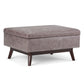 Owen - Upholstered Rectangular Storage Ottoman - Furniture Home Direct
