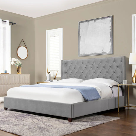 Manhattan - Shelter King Platform Bed Frame - Furniture Home Direct