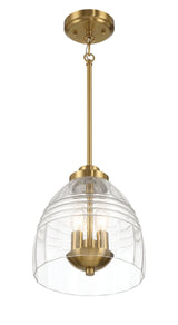 Ember - 3 Candle Lights Chain Pendant - Clear / Gold - Furniture Home Direct