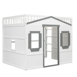Elegant House Loft Bed With Ladder - Furniture Home Direct