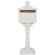 Cast Aluminum Mail Box, Postal Box, Mailbox - Furniture Home Direct