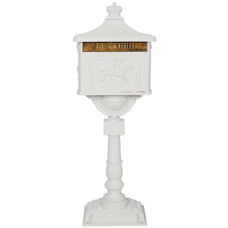 Cast Aluminum Mail Box, Postal Box, Mailbox - Furniture Home Direct