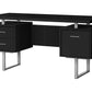 Computer Desk For Home Office, Laptop, Left, Right Set - Up, Storage Drawers, Contemporary & Modern - Furniture Home Direct