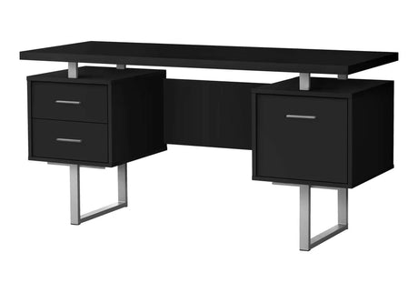 Computer Desk For Home Office, Laptop, Left, Right Set - Up, Storage Drawers, Contemporary & Modern - Furniture Home Direct