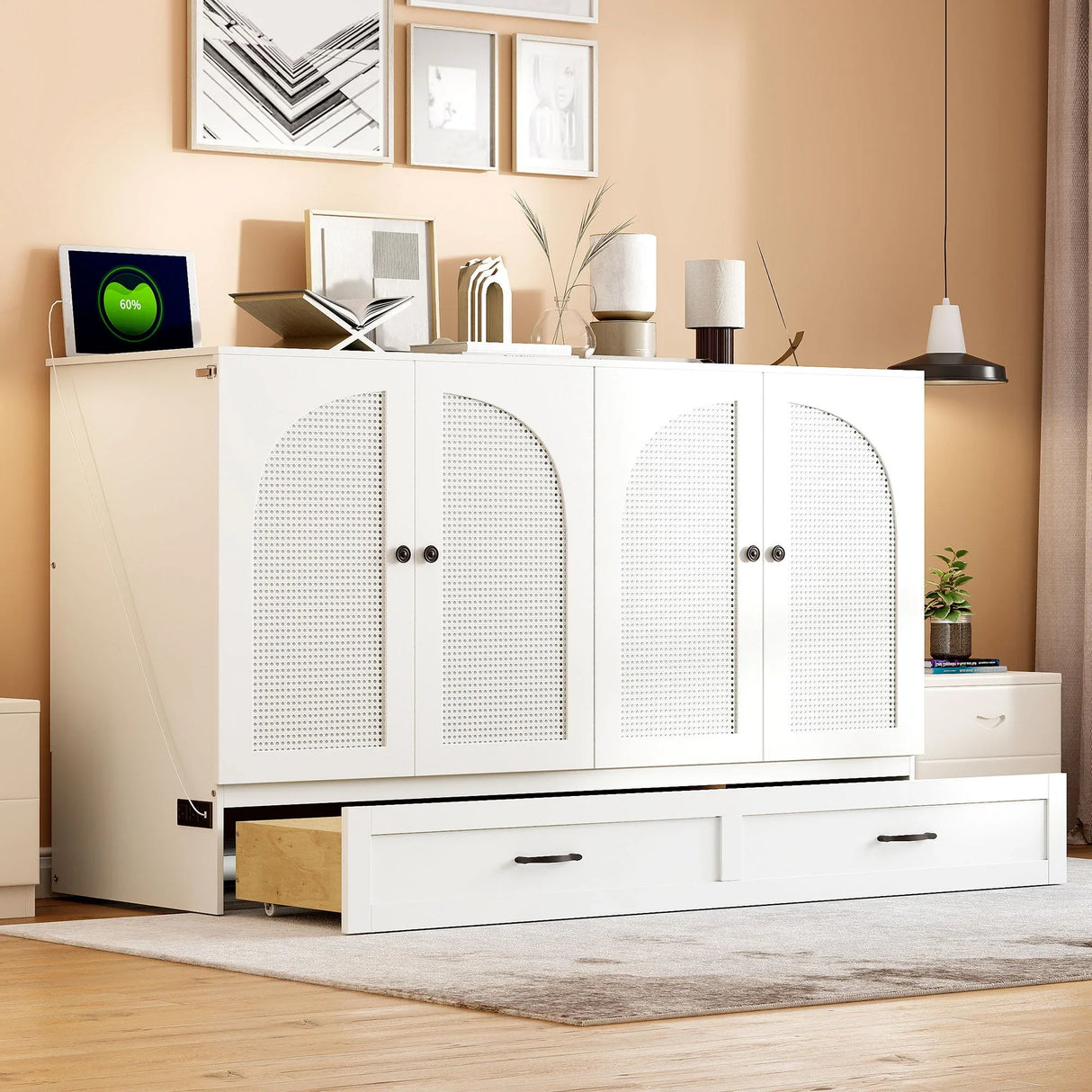 Murphy Bed With Large Drawers - Furniture Home Direct