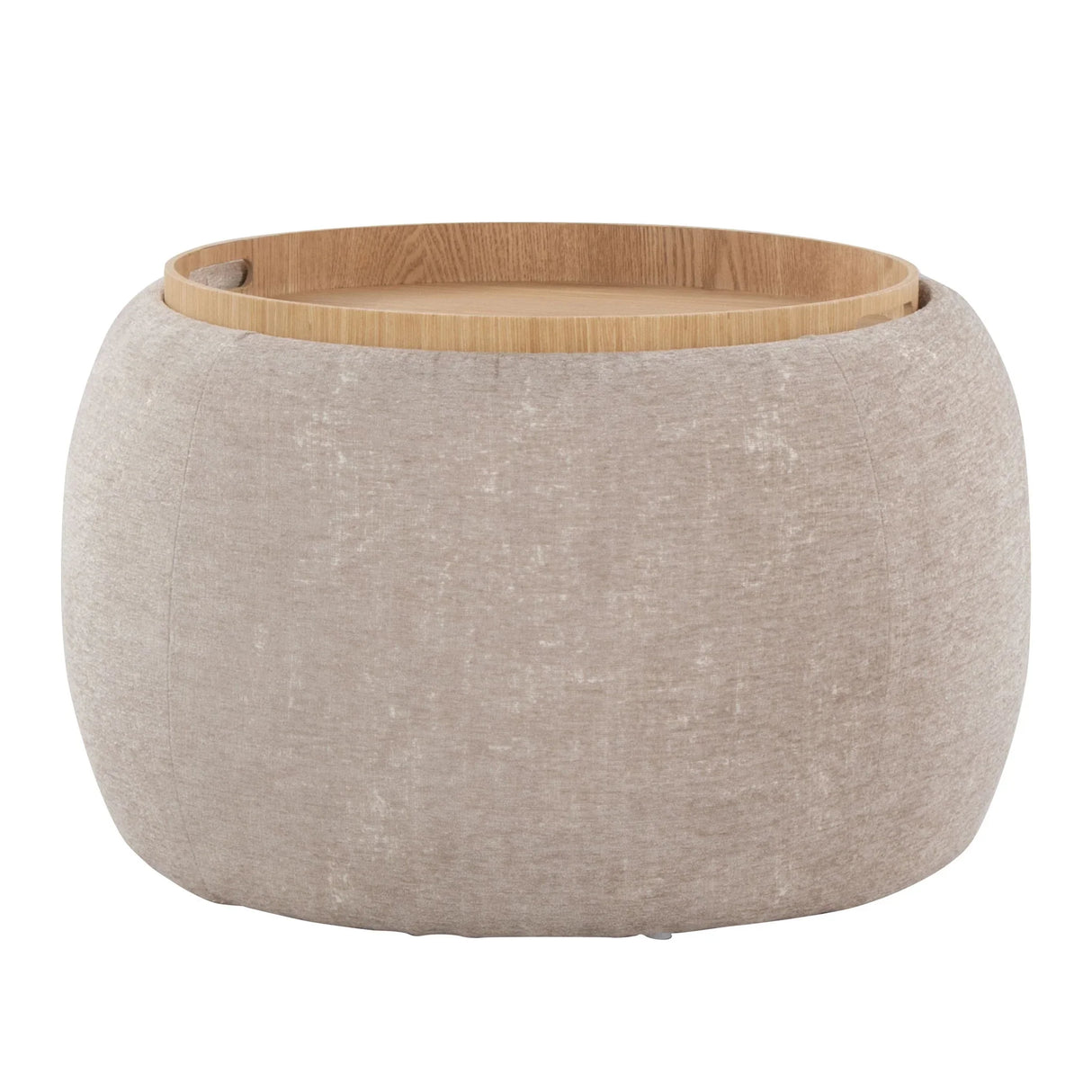Tray - Pouf Contemporary Ottoman - Furniture Home Direct