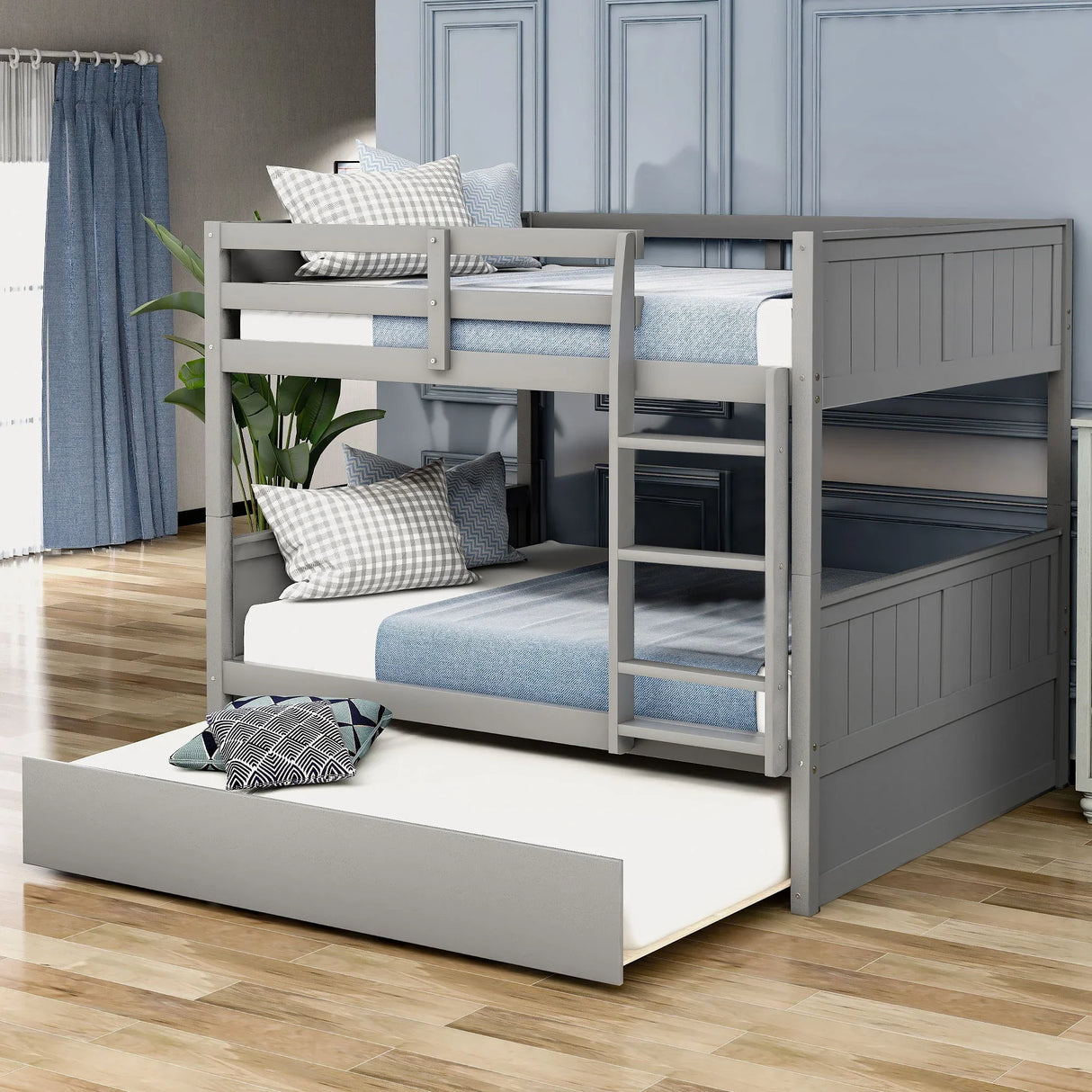 Bunk Bed With Twin Size Trundle - Furniture Home Direct