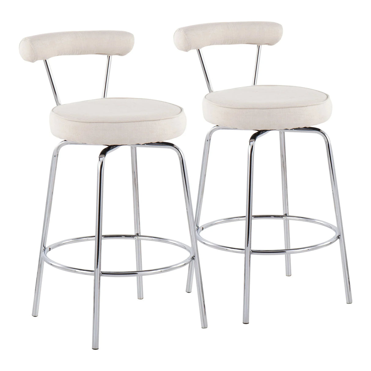 Rhonda - Contemporary Counter Stool (Set of 2) - Furniture Home Direct