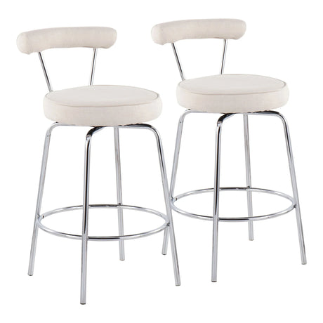 Rhonda - Contemporary Counter Stool (Set of 2) - Furniture Home Direct