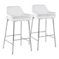 Daniella - Contemporary Fixed Height Barstool (Set of 2) - Furniture Home Direct