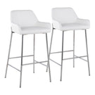 Daniella - Contemporary Fixed Height Barstool (Set of 2) - Furniture Home Direct