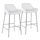 Daniella - Contemporary Fixed Height Barstool (Set of 2) - Furniture Home Direct