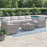 Stylish Sofa Seating Group With Cushions Perfect For Outdoor Gatherings - Furniture Home Direct
