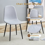 Dining Set Glass Table With 10 Chairs Finish Light Gray - Furniture Home Direct