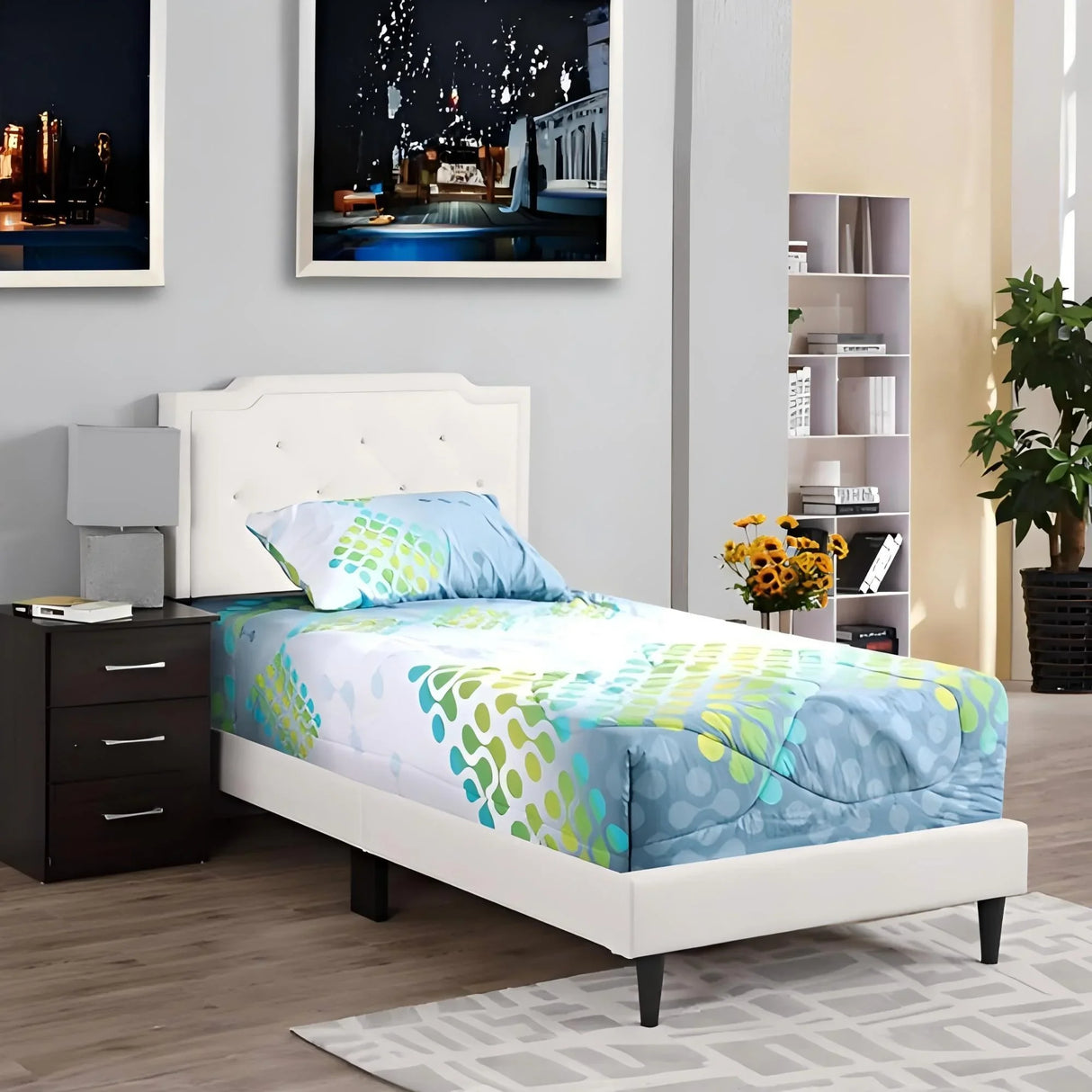 Button Tufted Bed Charming For Cozy Spaces - Furniture Home Direct