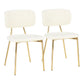 Bouton - Contemporary / Glam Chair (Set of 2) - Furniture Home Direct