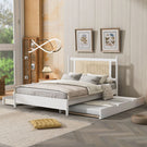 Platform Bed With 2 Big Drawers & Trundle - Furniture Home Direct