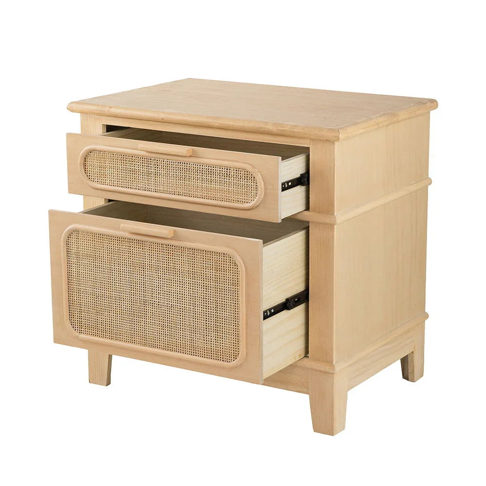 Bedside Table - Brown - Furniture Home Direct