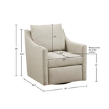 Bedford - Swivel Armchair - Natural - Furniture Home Direct