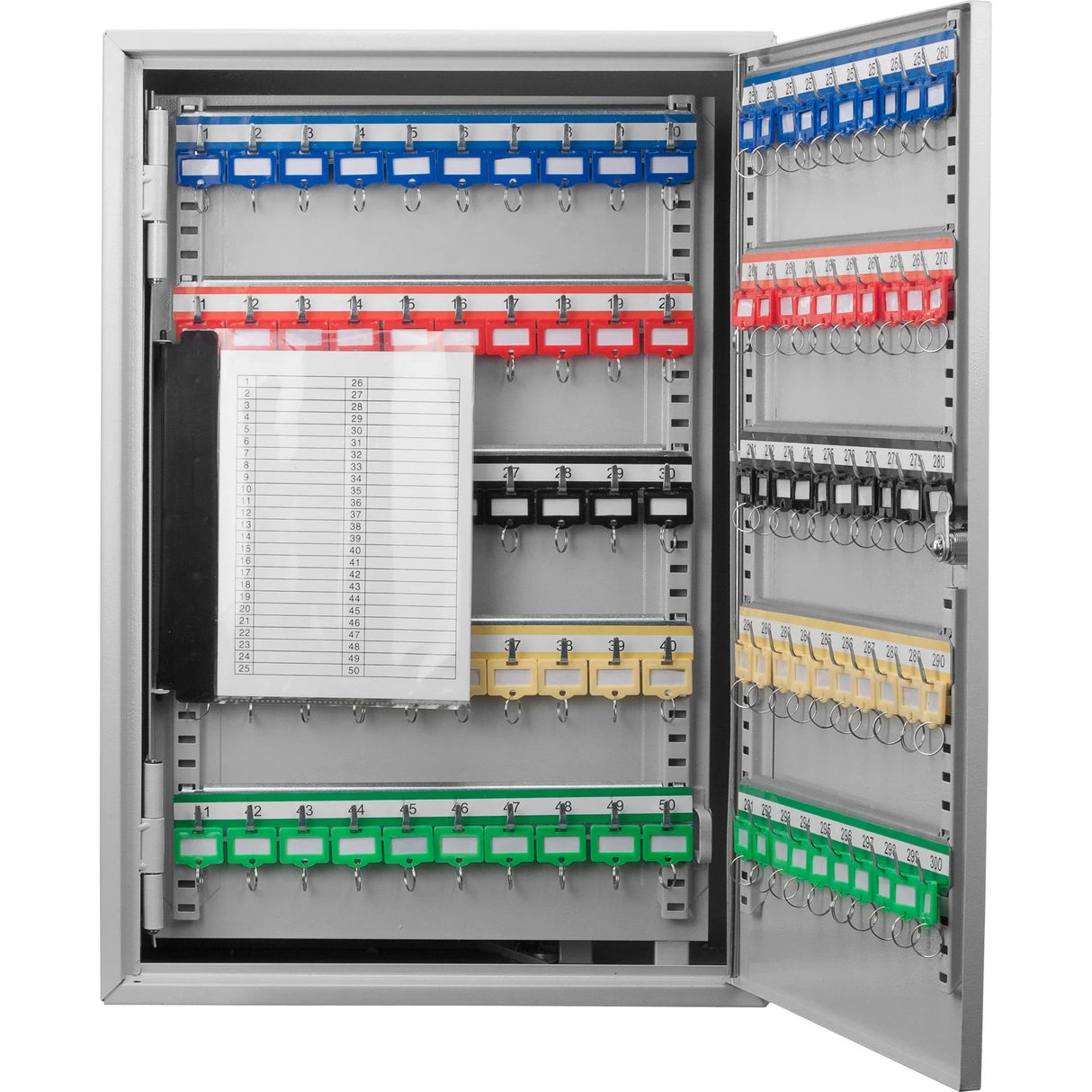 Adjustable Key Cabinet With Lock - Furniture Home Direct
