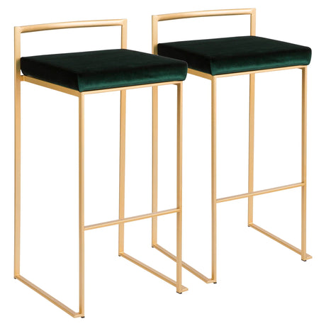Fuji - Contemporary / Glam & Quality Construction Barstool - Furniture Home Direct