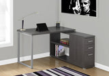 Computer Desk, Home Office, Corner, Left, Right Set - Up, Storage Drawers, L Shape, Laptop, And Contemporary & Modern - Furniture Home Direct