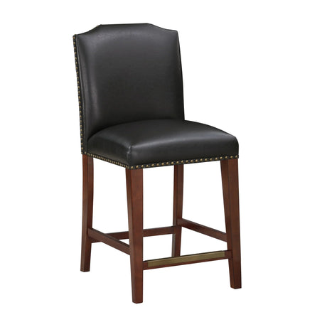 Blaire - Stationary Counter Stool With Nail Heads - Furniture Home Direct