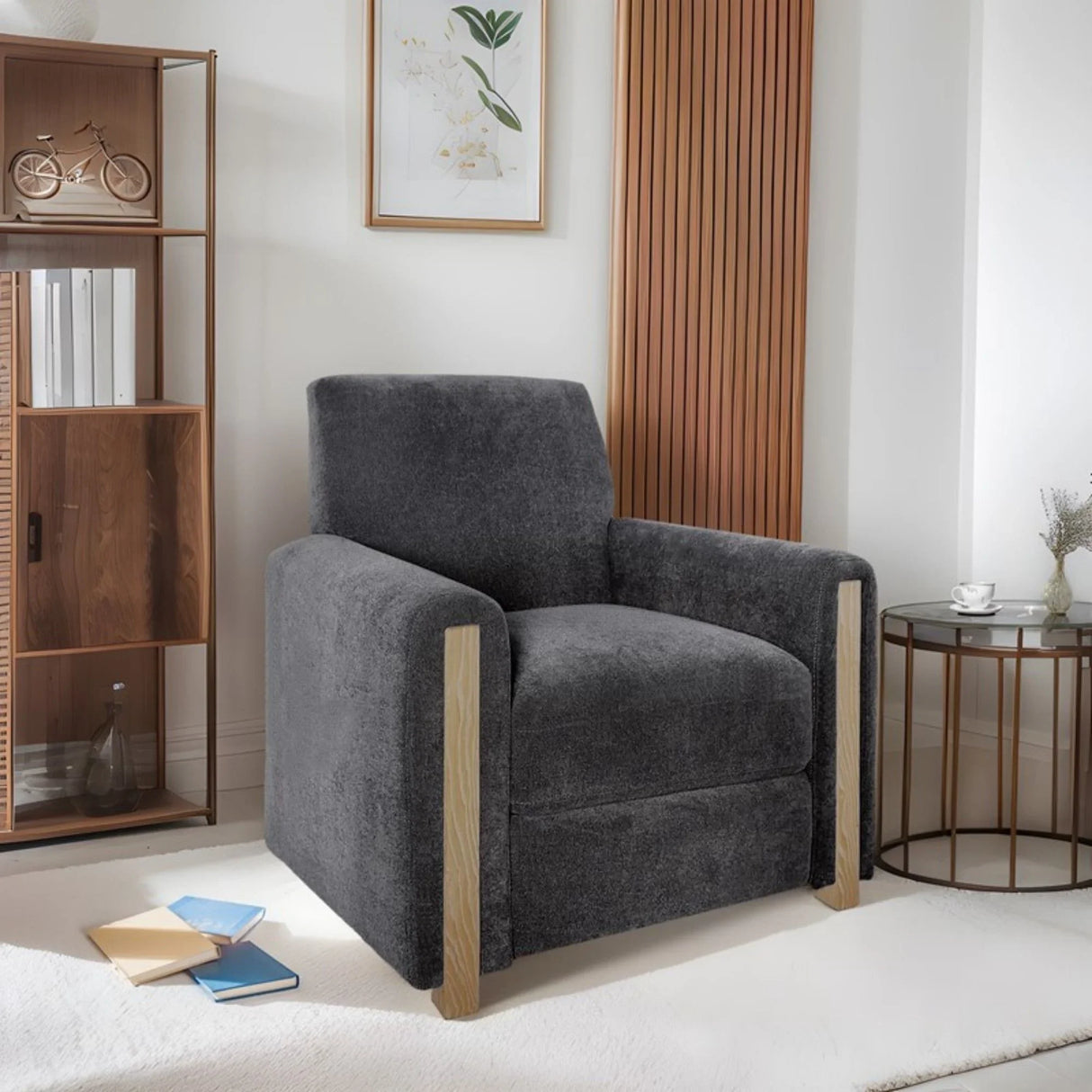 Recliner Chair - Gray - Furniture Home Direct