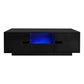 Modern High Glossy Rectangle Coffee Table With 16 Color LED Lights For Living Room - Furniture Home Direct
