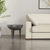 Otto - Cast Aluminum Side Table - Black - Furniture Home Direct