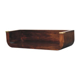 Indira Floating Console Table - Walnut - Furniture Home Direct