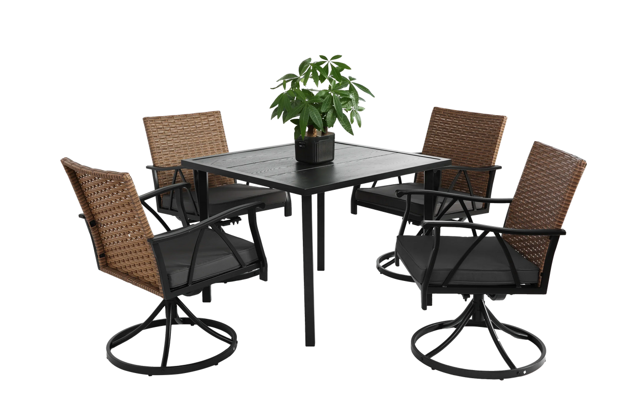5 Piece Patio Dining Set - Furniture Home Direct