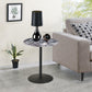 Circa - 17.5" End Table With Marble Textured Top - Furniture Home Direct