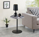 Circa - 17.5" End Table With Marble Textured Top - Furniture Home Direct