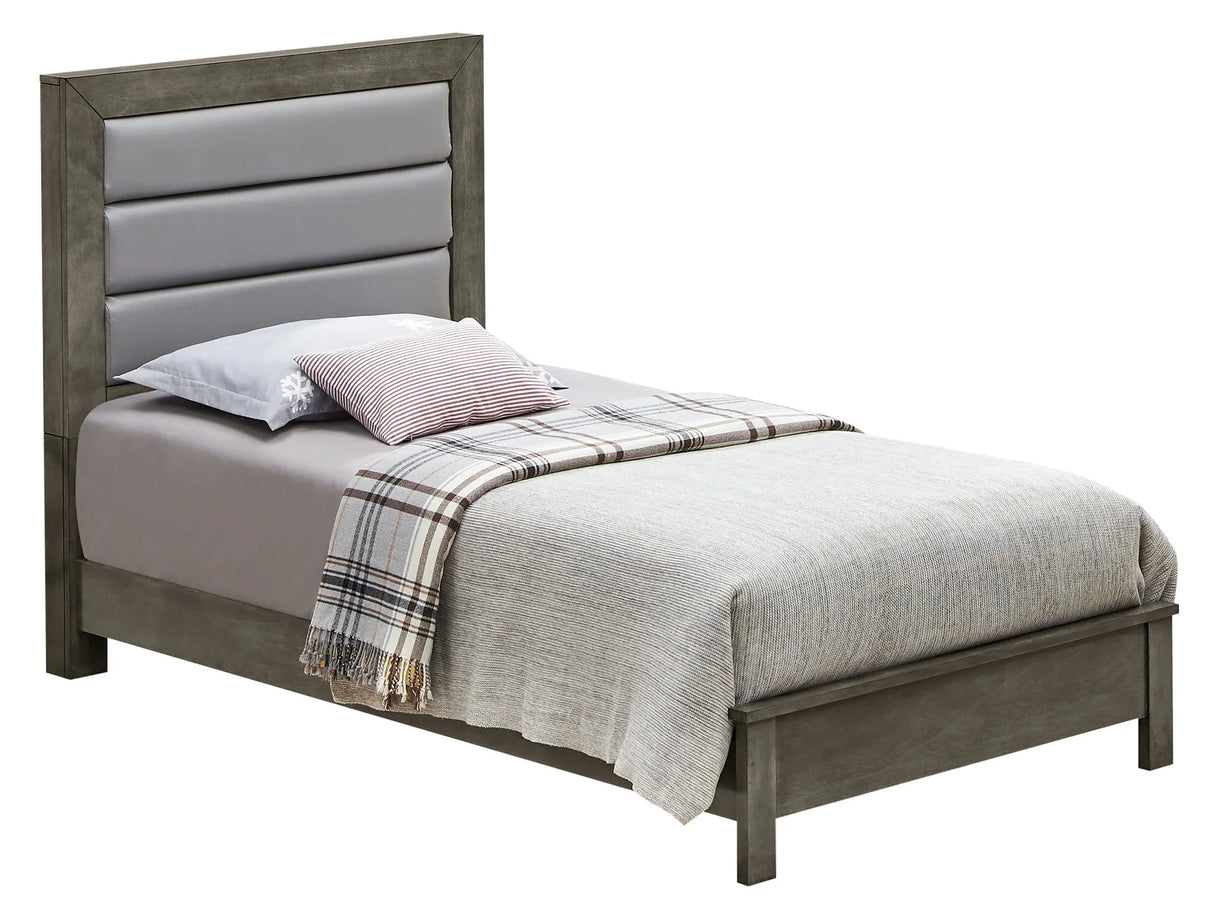 Transitional Modern Design Bed - Furniture Home Direct