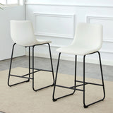 Retro Bar Chairs, Comfortable Stools (Set of 2) - Furniture Home Direct