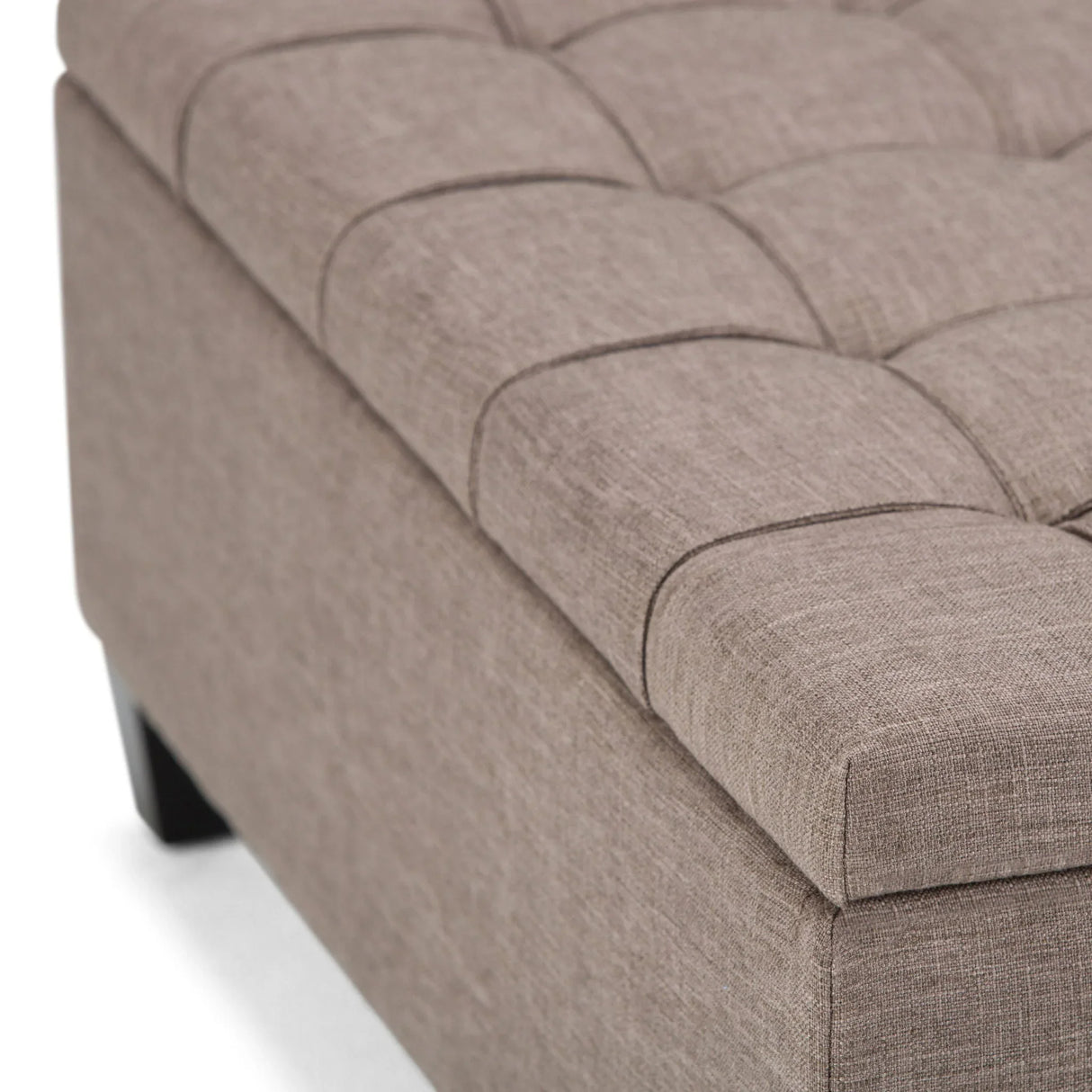 Harrison - Upholstered Coffee Table Storage Ottoman - Furniture Home Direct