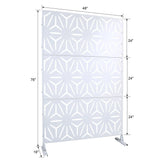 Outdoor & Indoor Metal Privacy Screen, Freestanding Decorative Panels - Furniture Home Direct