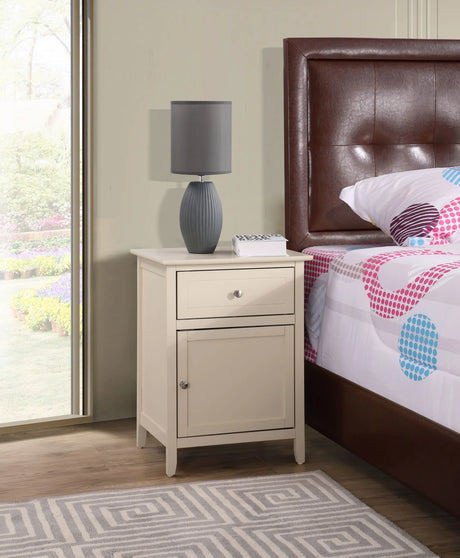 Izzy - 1 Drawer /1 Door Nightstand - Furniture Home Direct