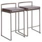 Fuji - Industrial Stackable Counter Stool Elegant Design - Furniture Home Direct
