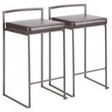 Fuji - Industrial Stackable Counter Stool Elegant Design - Furniture Home Direct