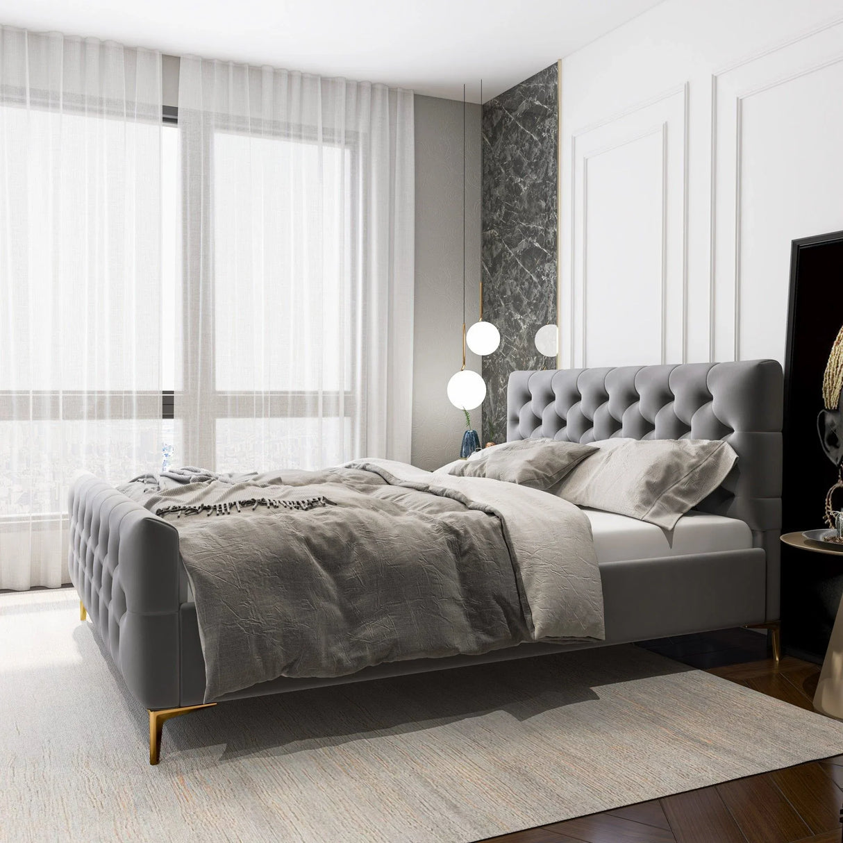Bailey - Elegant Design Bed - Furniture Home Direct