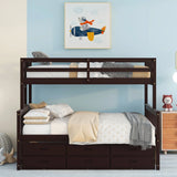 Bunk Bed With Twin Size Trundle And Drawers - Furniture Home Direct