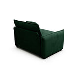 Loveseat and Chair Set - Green Corduroy - Furniture Home Direct