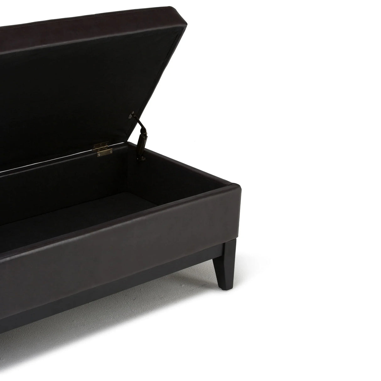 Oregon - Contemporary Storage Ottoman Bench With Tray - Furniture Home Direct